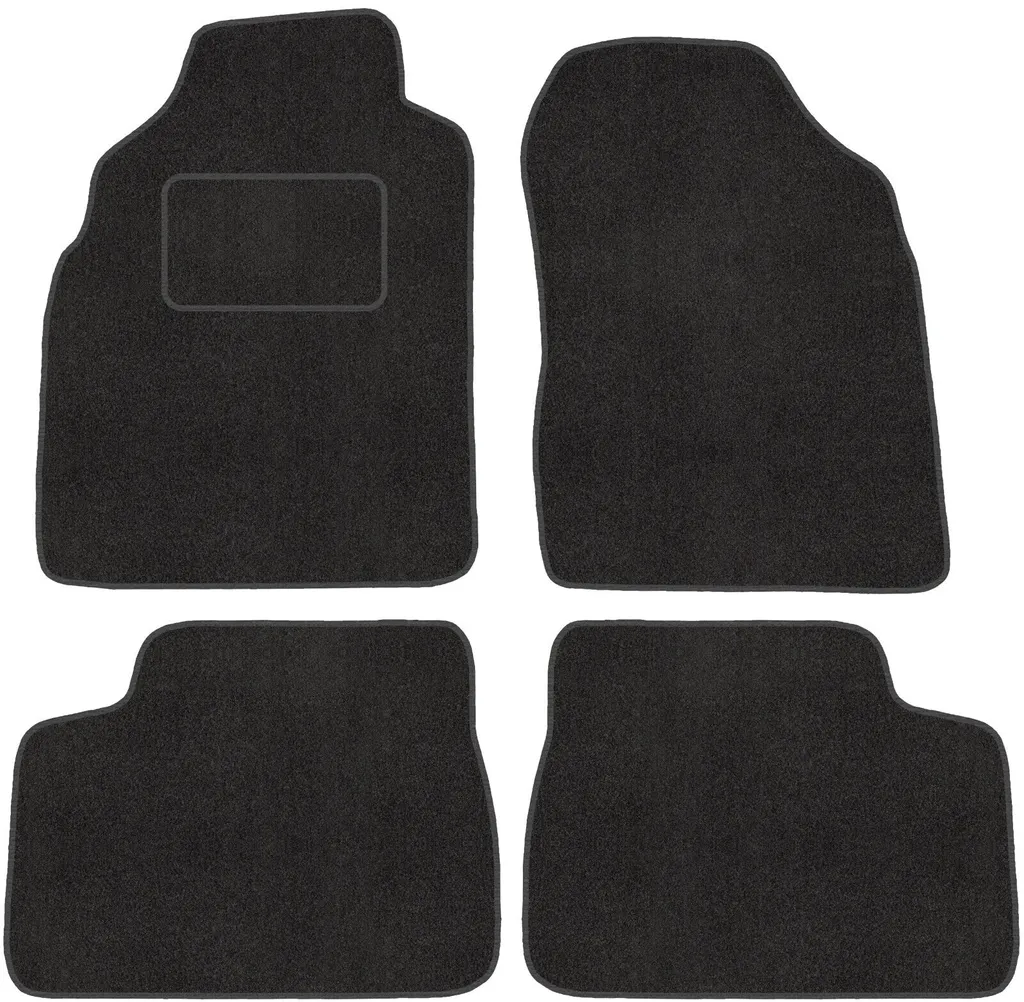Set Tappetini Auto per Nissan Micra K11 92-02 Velluto Nero
