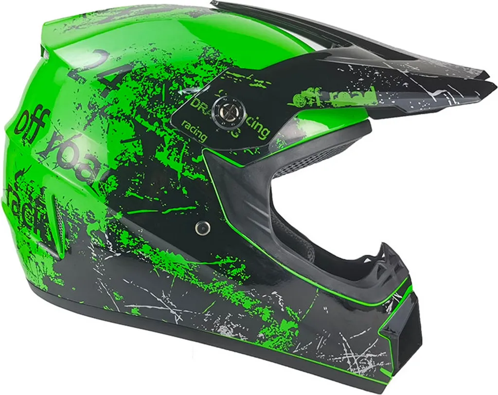 Crosshelm Racing grün Größe M Motocrosshelm | Kaufland.de