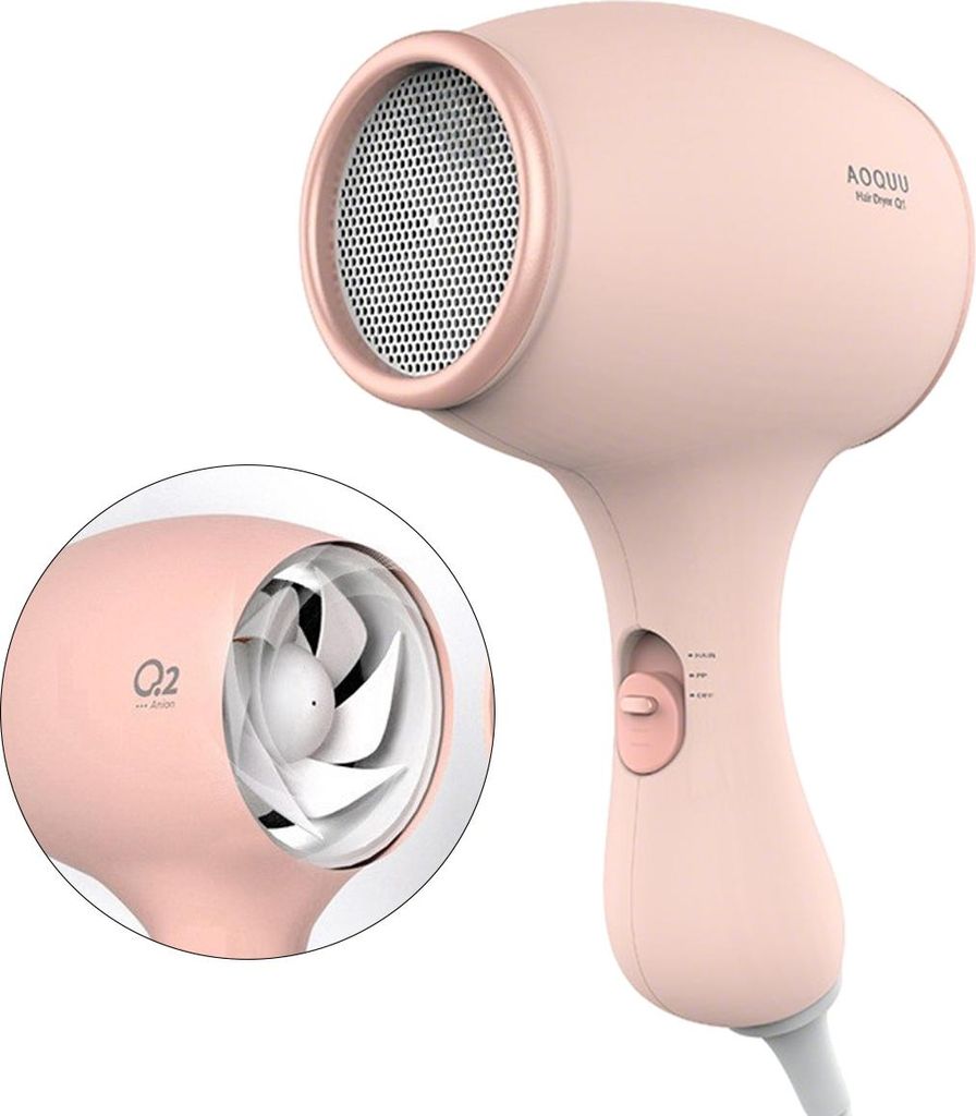 Kinderföhn 550W Mini, süßer Haartrockner für Mädchen, 3 Temperaturstufen, kompakt & leicht, ideal für Reise & Geschenk
