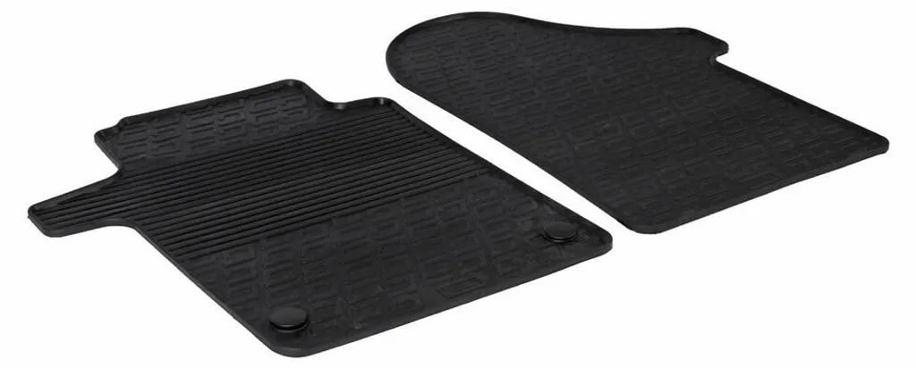 Jeu de tapis caoutchouc noir Mercedes Classe V automatique - Lampa sur-mesure