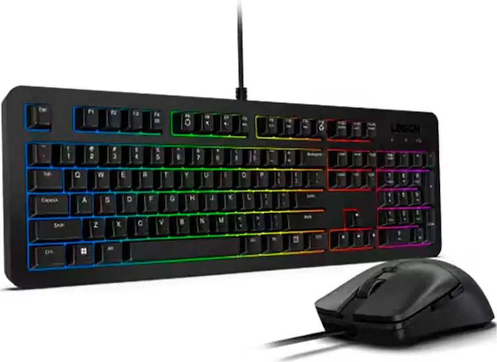 Kit Gaming Lenovo Legion KM310 Idéal pour E-sport Clavier et Souris RGB