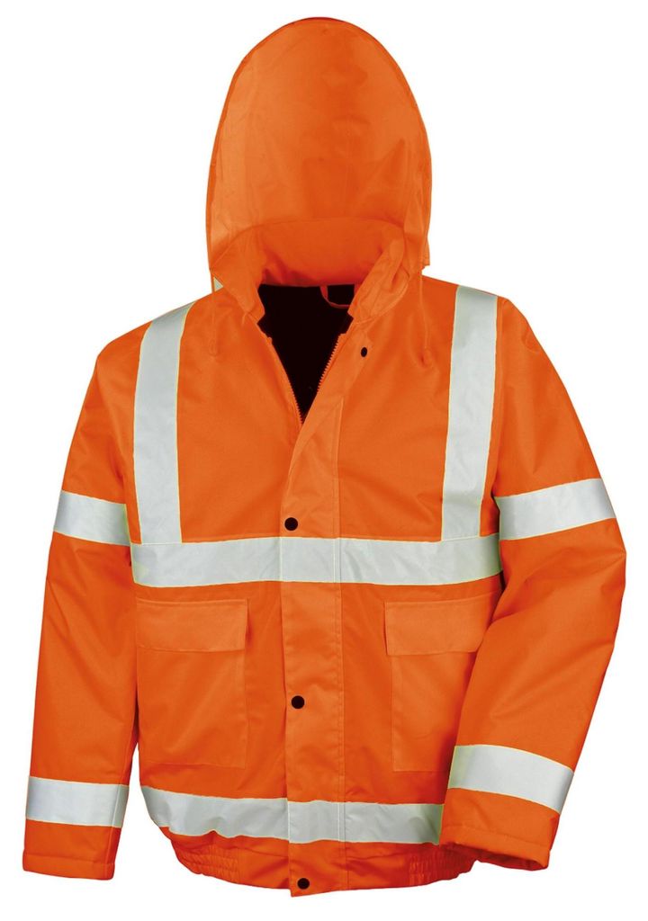 SAFE-GUARD by Result - Blousonjacke Signalkleidung für Herren - Winter FK1252 (L) (Orange)