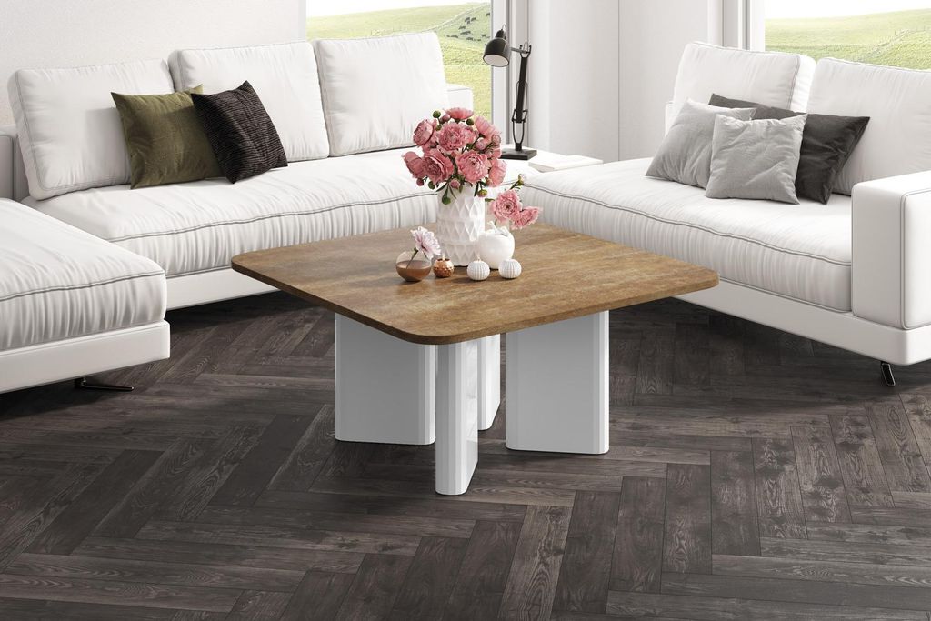 Design Couchtisch Dorsino 80x80x50 cm Wohnzimmer Tisch