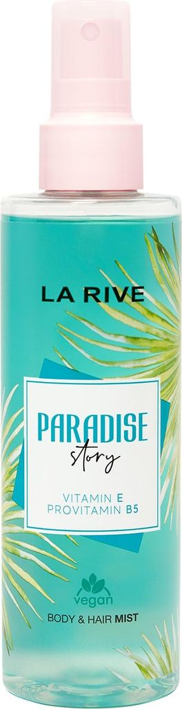 La Rive Paradise Story, body en haar spray, 200 ml Productafbeelding 