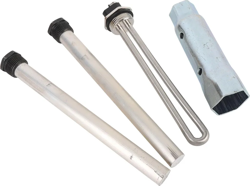Anti-Corrosion Chauffe-eau RV 520900 : Kit 4 Pièces Anodes et Clé