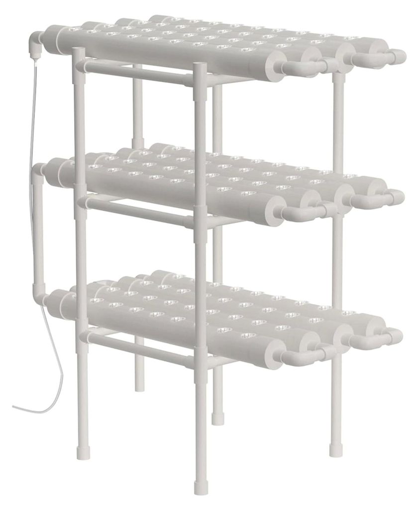 Hydroponisches System Grow Kit für den Anbau von Gemüse im Garten - Hydrokultur Bewässerungssystem für die bodenlose Kultivierung mit 3 Schicht...