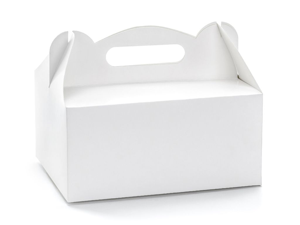 Tortenschachtel mit Griff 19x14x9cm für Torten Kuchen 10er Produktbild 