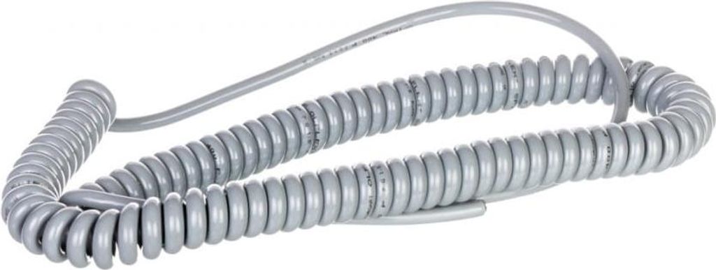 LappKabel Spiralkabel ÖLFLEX SPIRAL 400 P 1000 mm / 3000 mm 7 x 1,5 mm² Grau 70002706 1 St. (70002706)