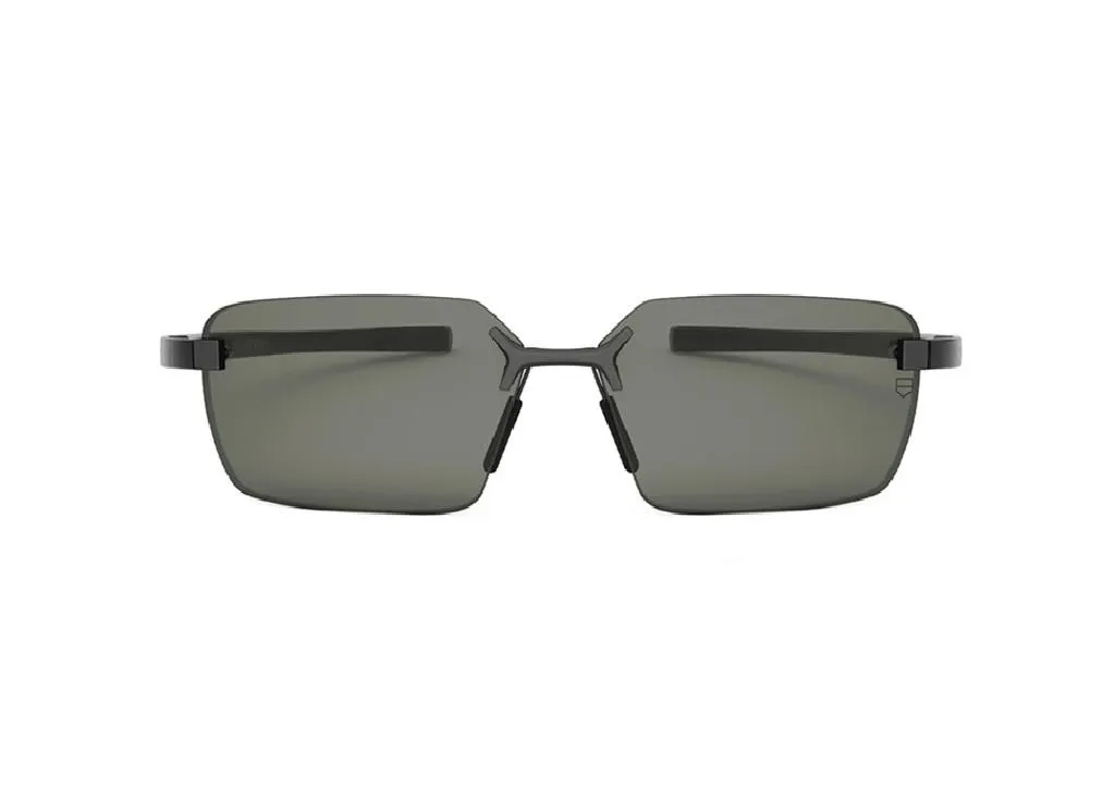 Lunettes Tag Heuer Flex titane TH40005U avec verres gris anti-UV