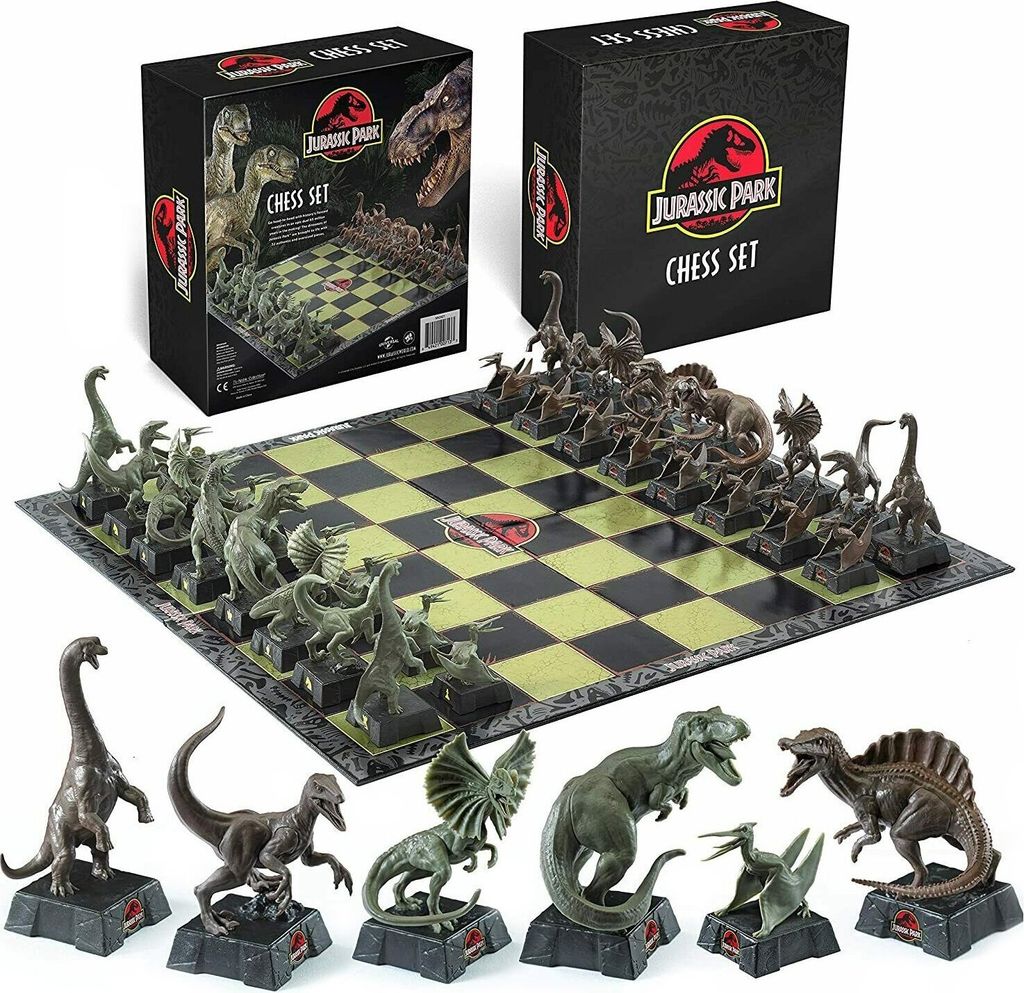 Offizielles Jurassic Park Schachspiel Produktbild 