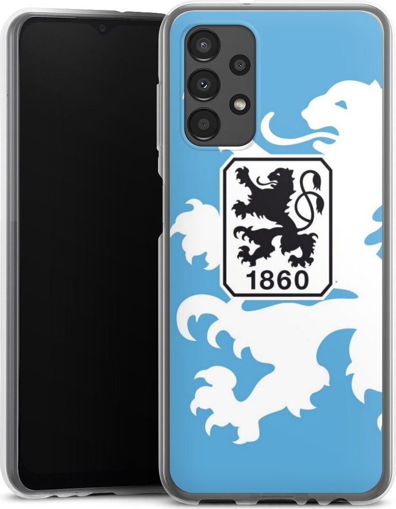 DeinDesign Handyhülle für Samsung Galaxy A13 4G Silikon Hülle Case Smartphone Schutzhülle Offizielles Lizenzprodukt TSV 1860 München Wappen