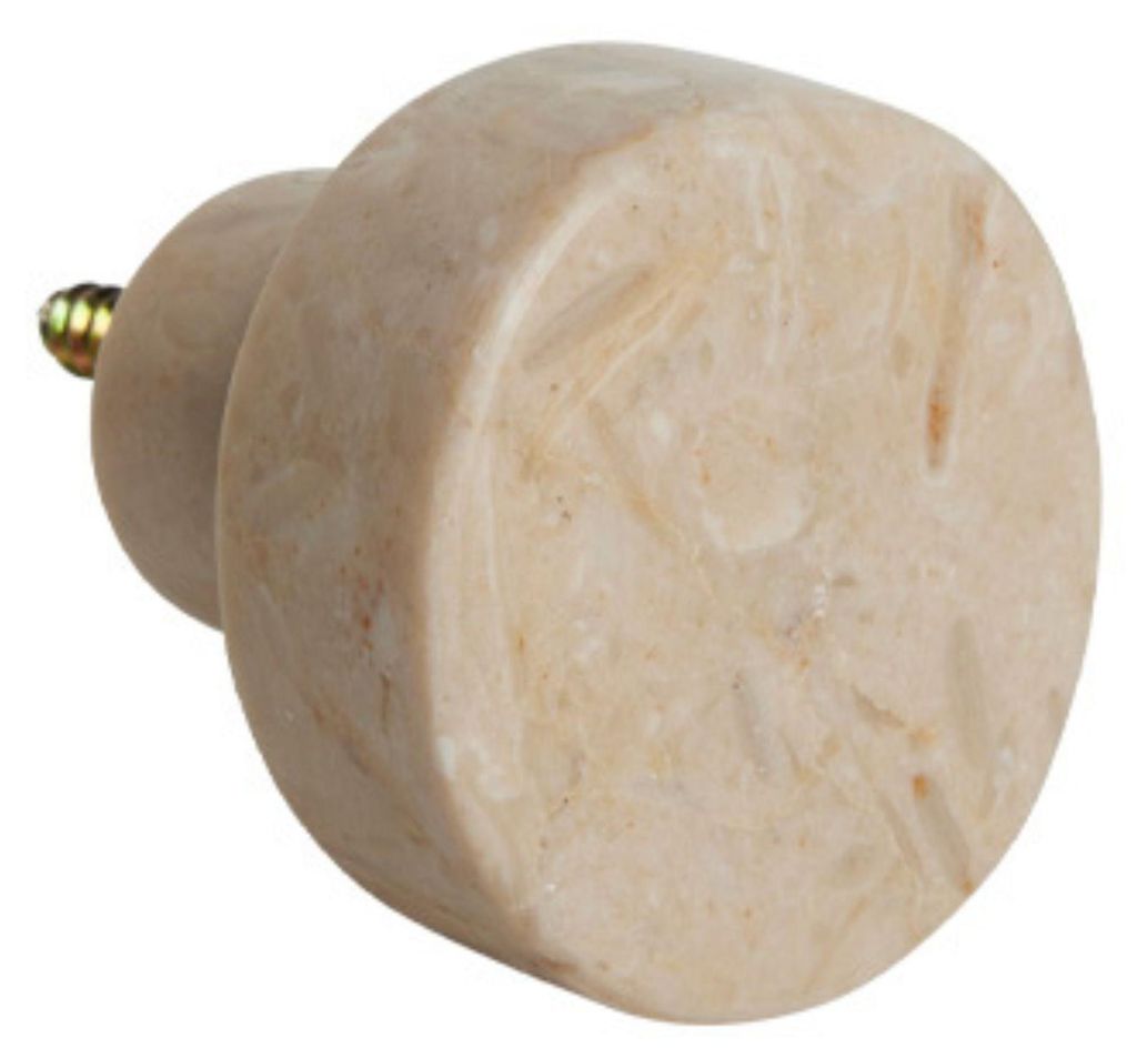 OYOY Savi Marble Hook No. 1 Beige L301258 Wandhaken aus 100% Marmor 3x3,5x3,5 cm skandinavisches Design bis 5 kg