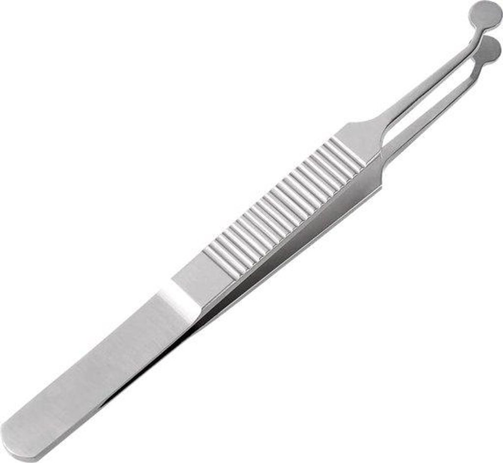 Edelstahl Werkzeug für Wimpernverlängerung, Klierdrüse, Knetschzange, Kompression, schmal