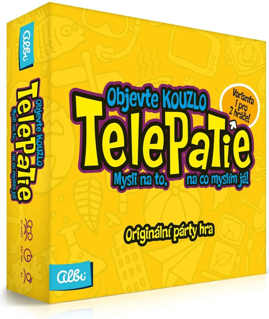 Jeu de cartes et d'ambiance Télépathie ALBI pour toute la famille