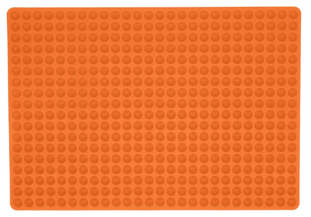 Mini Dog Food Baking Silicone Mold Hemispherical Biscuit MatOrange