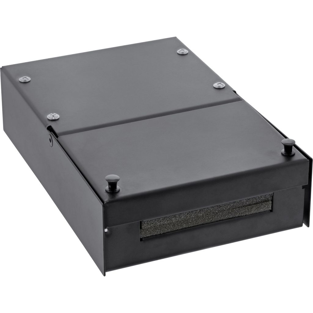 InLine Anschlussdose Aufputz für 4x Keystone RJ45 Buchse, schwarz