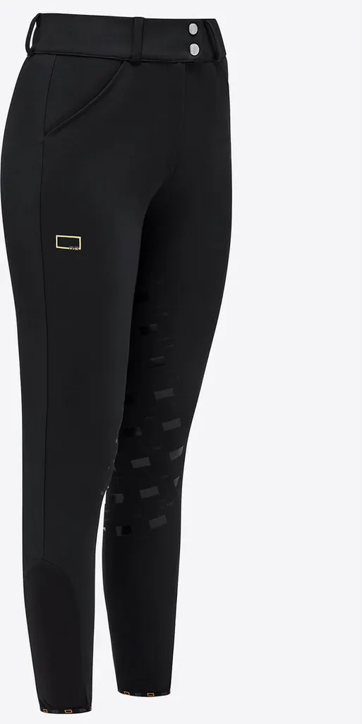 Culotte d'équitation femme RG à grip intégral et taille haute noir 34