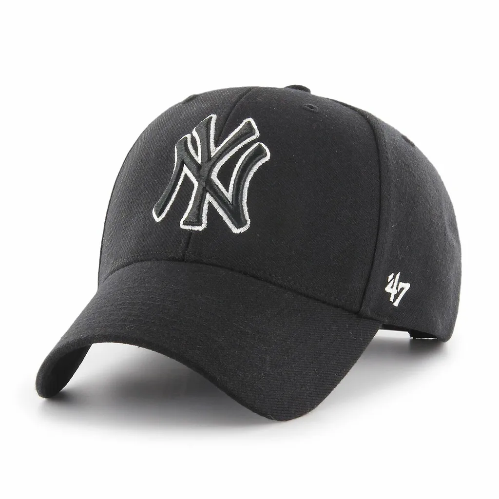 Casquette 47 Brand MVP Black B-MVPSP17WBP-BKC en taille unique noire