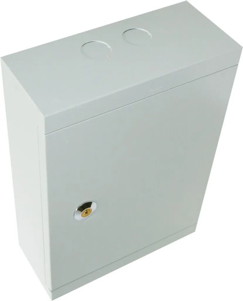 Coffret Domotique et Électrique Mural Métallique avec Rail DIN 420mm
