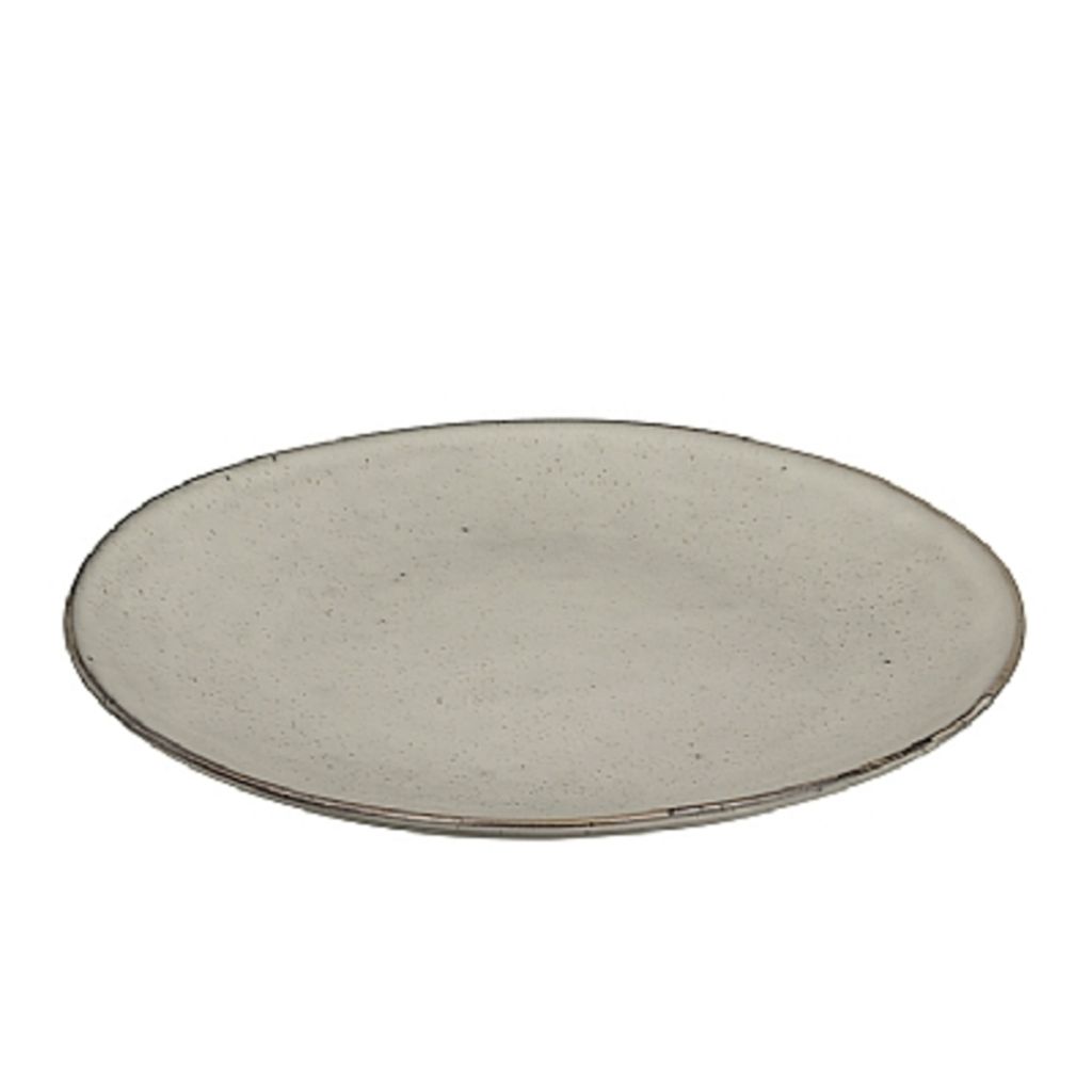 A single plate shown from a slightly elevated angle against a white background.