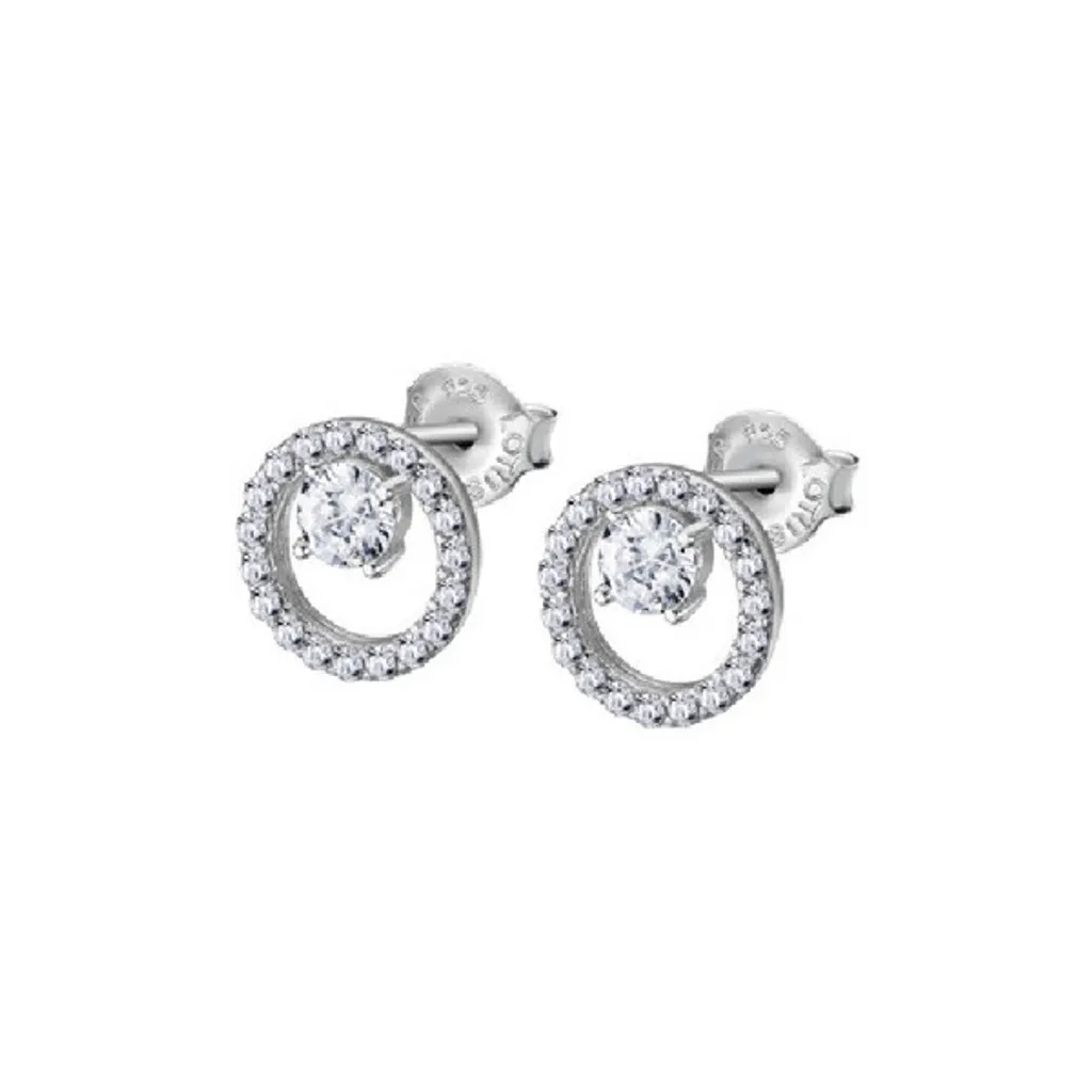 Orecchini Donna Lotus Silver LP3080-4/1 Puro Essenziale Argento 925
