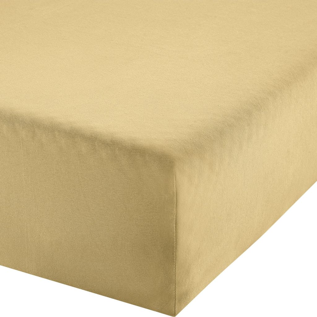 REDBEST Boxspring-Spannbettlaken Denver" hellgelb 180x200 cm - 200x200 cm"