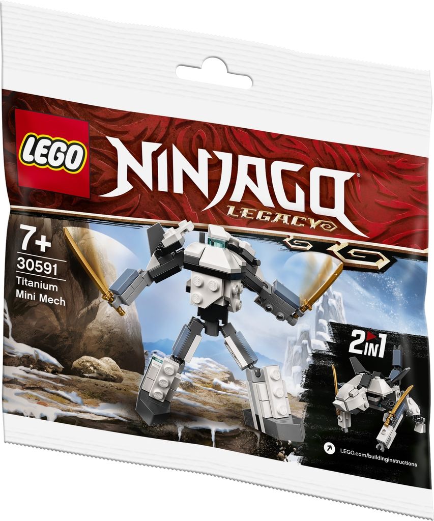 LEGO NINJAGO Titanium Mini Mech 30591, Bausatz, 7 Jahr(e), Produktbild 