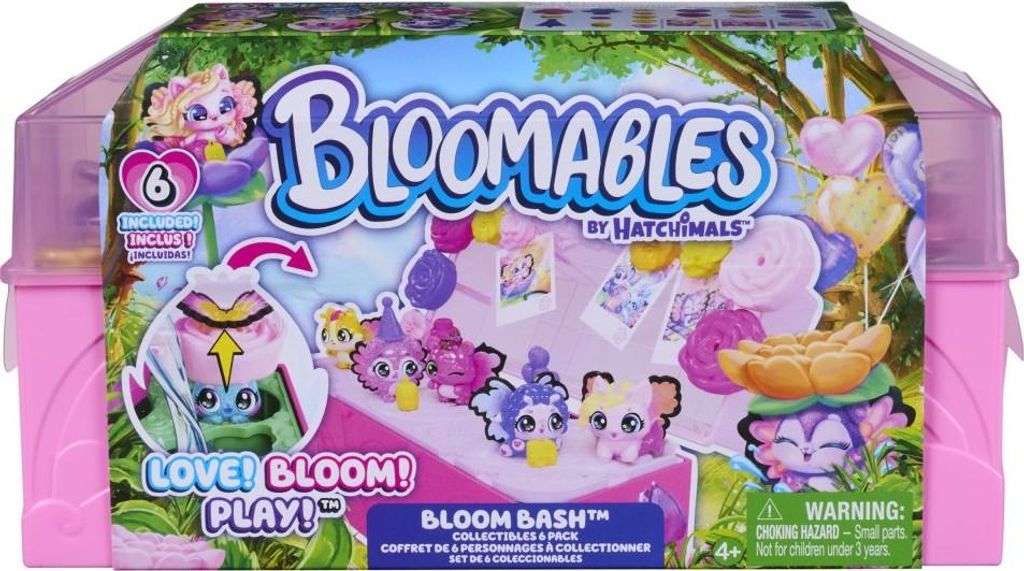 Bloomables Hatchimals Set met 6 Bloom Bash figuurtjes en Productafbeelding 