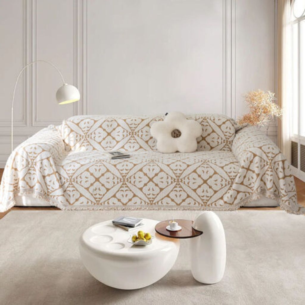 Überwurfdecke Mit Zopfmuster, 130x178 Cm – Weich, Warm & Dekorativ Für Couch, Bett & Strand