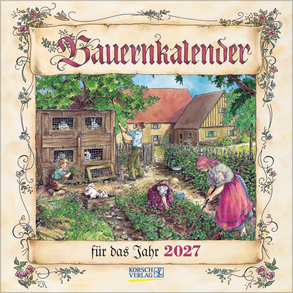 Korsch Bauernkalender 2027 von Christa Versley mit Produktbild 