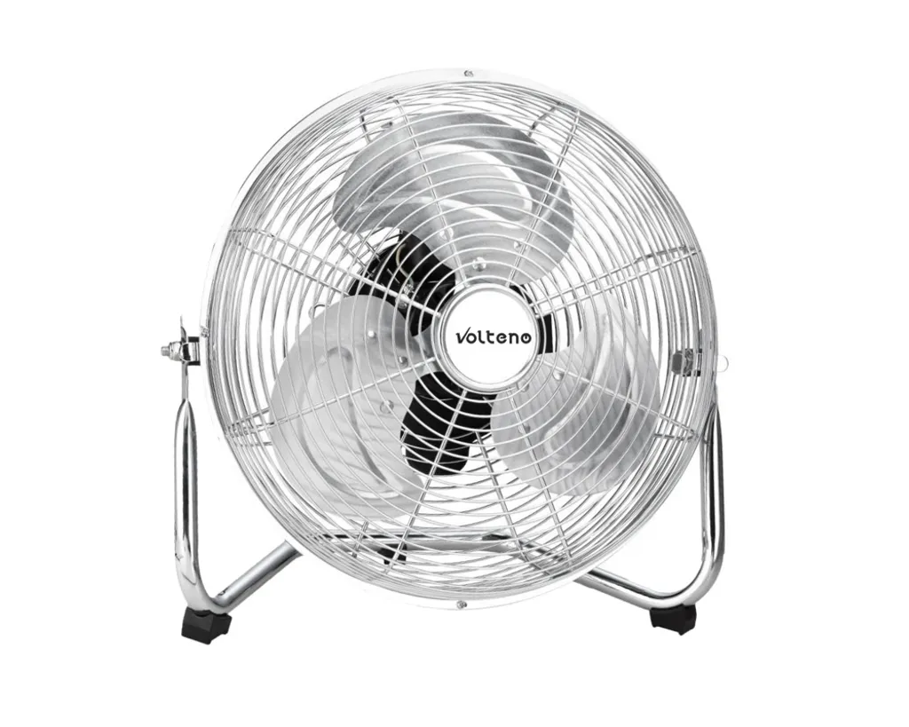Ventilatore Cromo Design Volteno 45cm 100W - Eleganza e Freschezza