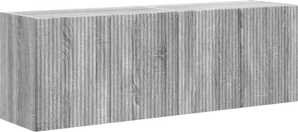 TV-Wandschrank 2 pcs Graues Sonoma 59,5 x 31 x 40 cm