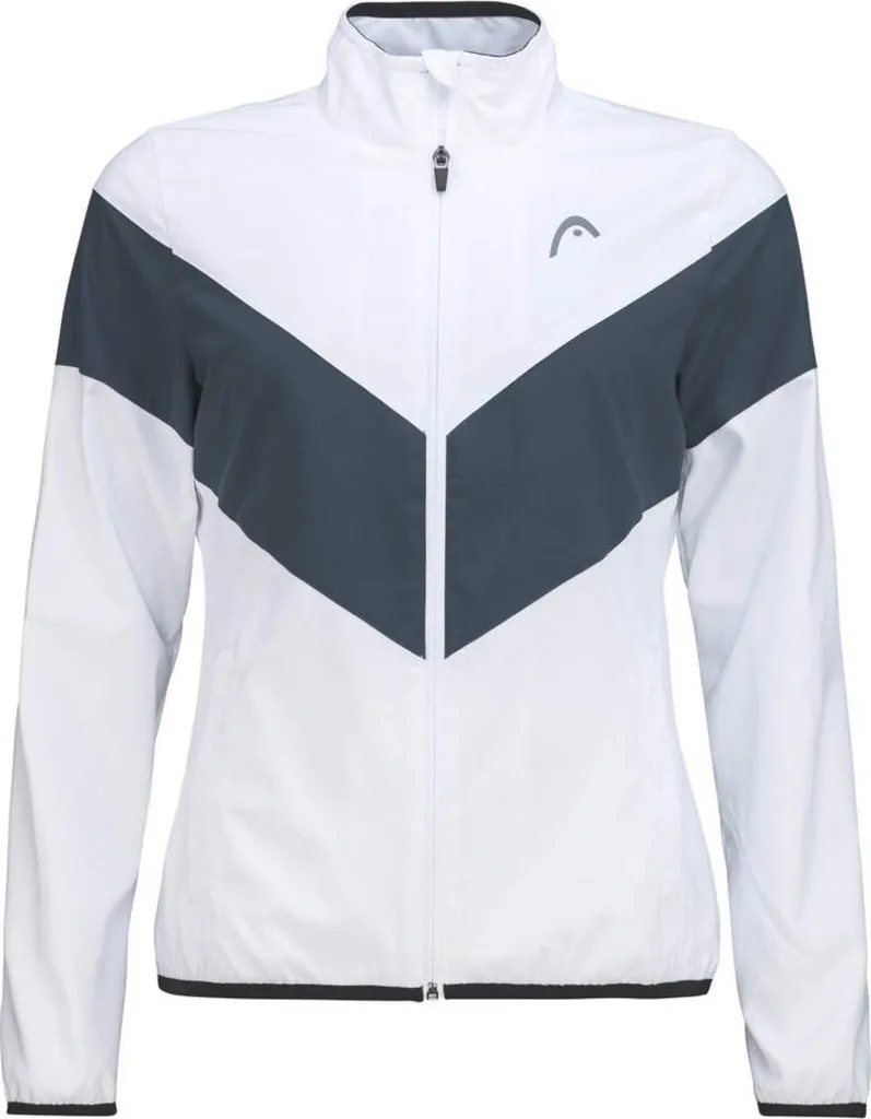 Veste de Tennis Homme Head Club - Coupe-vent Respirant Blanc Marine