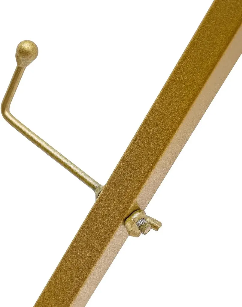 Présentoir de menu et plan de table doré 90 cm pour réception - 10