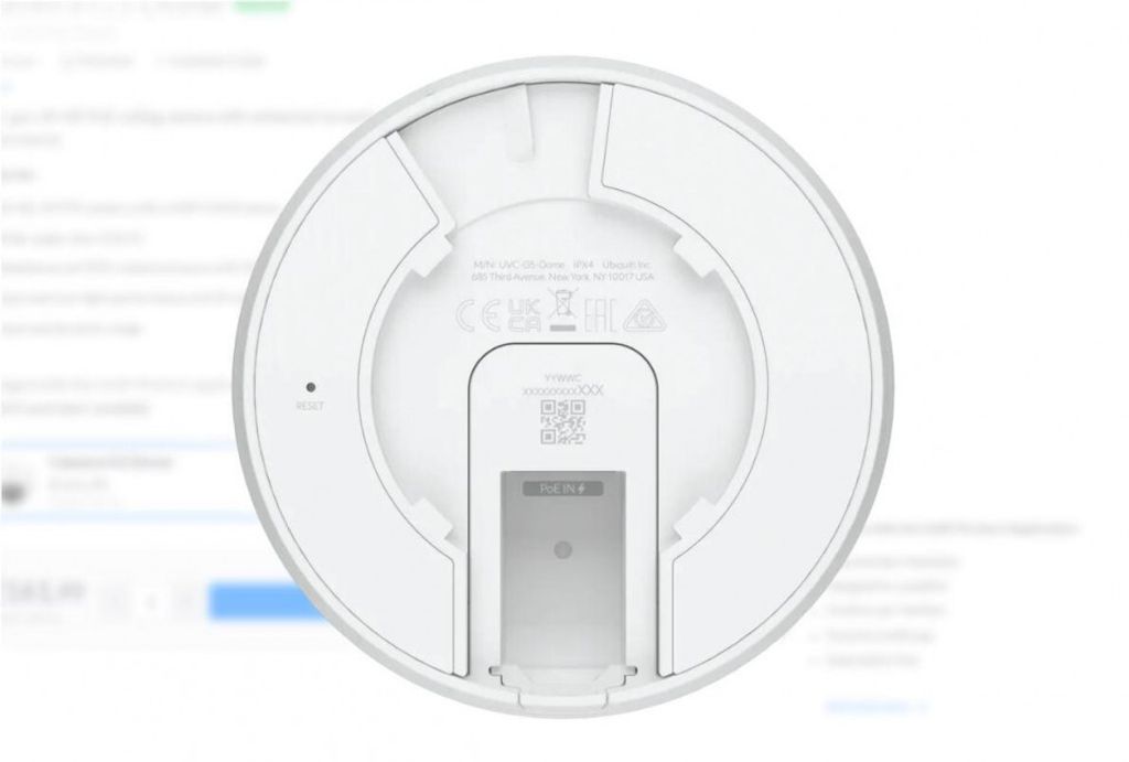 Videoüberwachungskamera UBIQUITI UVC-G5-Dome Produktbild 20