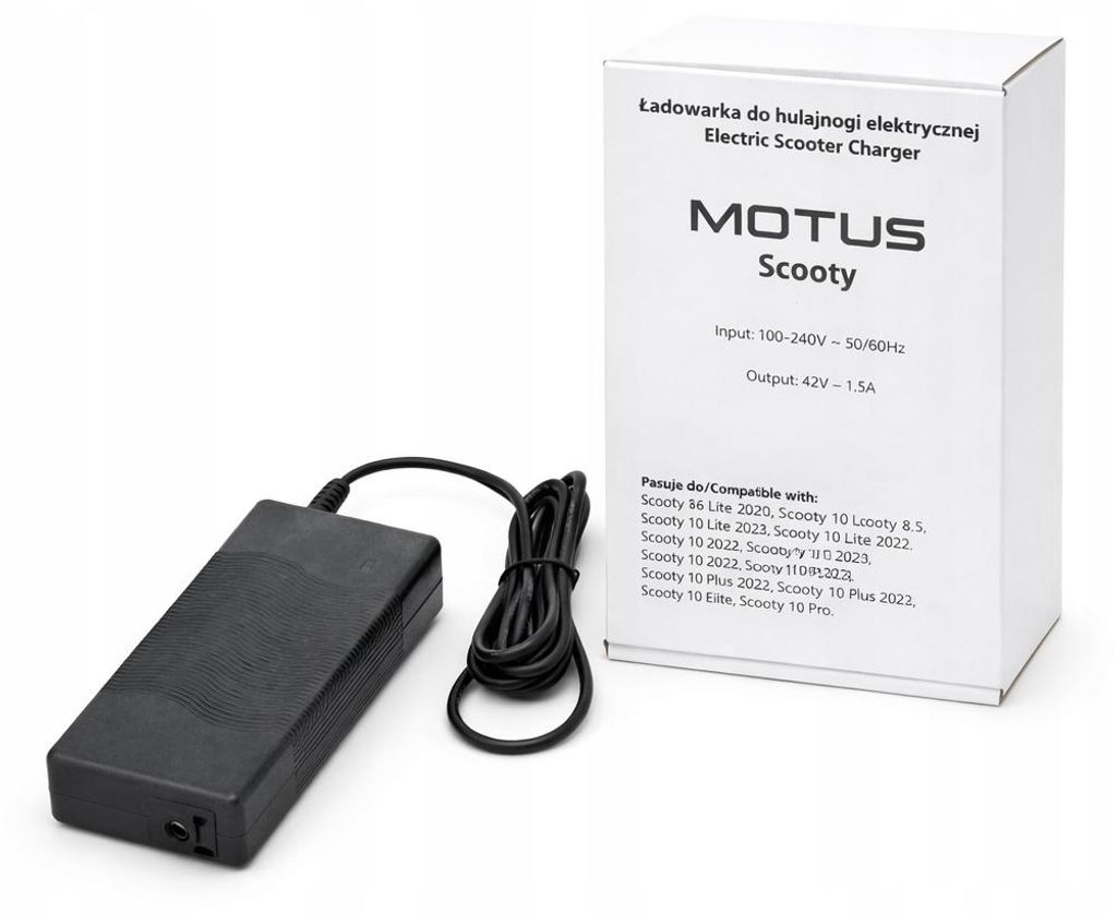 Caricabatterie per monopattini elettrici MOTUS Scooty 42 V Immagine del prodotto 