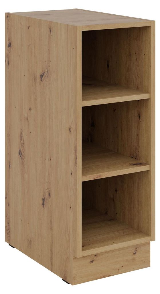 Unterschrank Regal 30 cm Eiche Artisan Küchenzeile Produktbild 