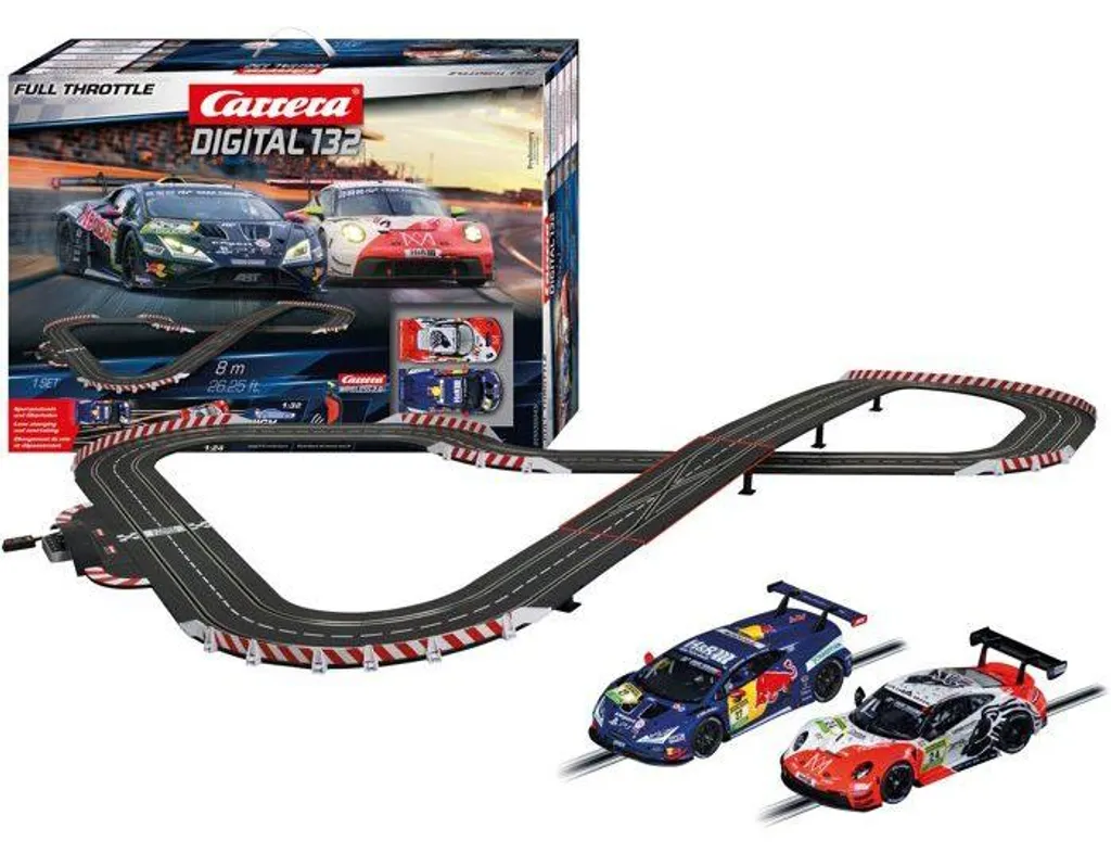 Coffret Carrera Full Throttle 1:32 : Idéal pour vos Loisirs et Défis Famille