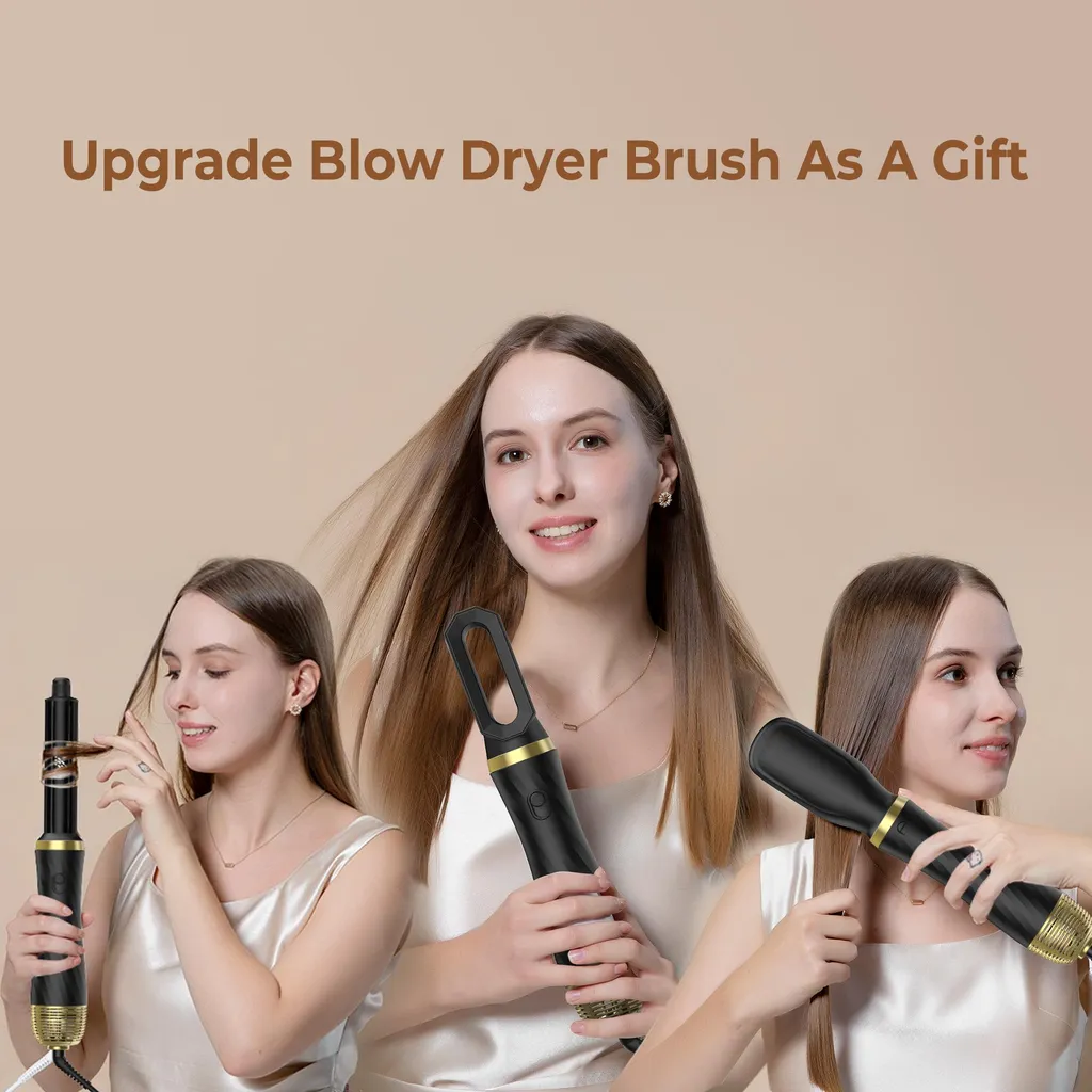 Sèche-cheveux 6-en-1 UKLISS Coiffage Professionnel à Domicile Complet