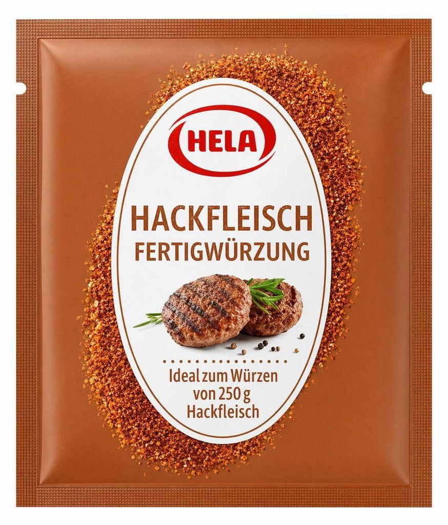 Hela - Hackfleisch Fertigwürzung, 125 x 7 g Beutel Produktbild 