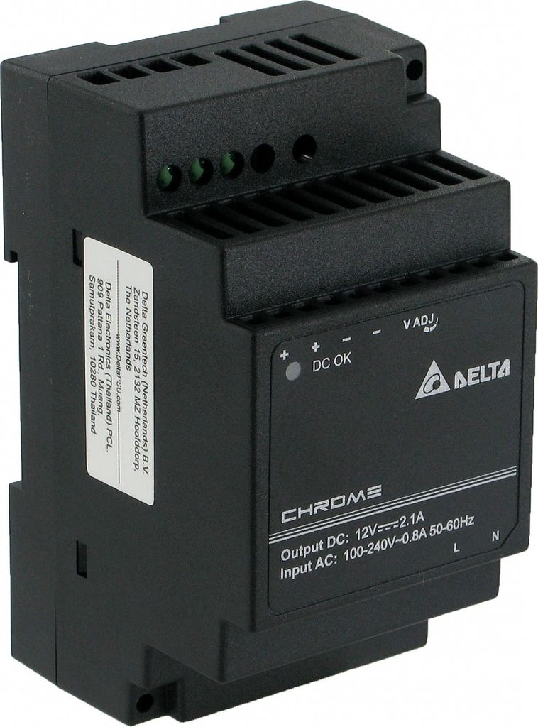 DELTA DRC-12V30W1AZ, Professionelles Hutschienennetzteil / DIN Rail