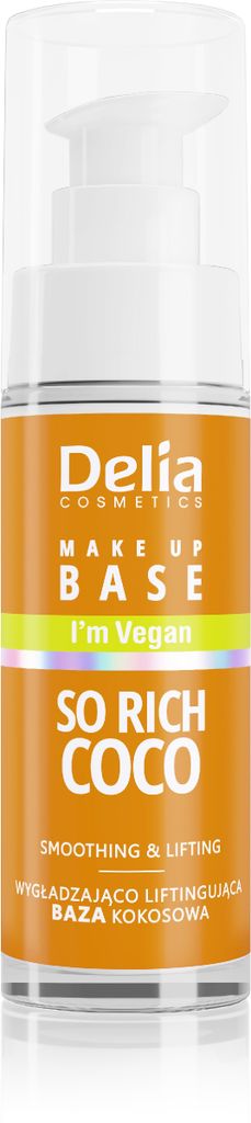 Delia Vegane Anti-Aging Make-Up-Grundierung mit Kokosnuss, 30 ml