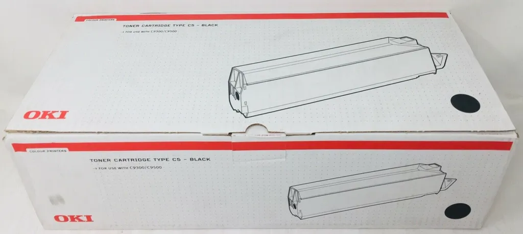 Cartouche toner laser noir Type C5 compatible OKI C9300 et C9500