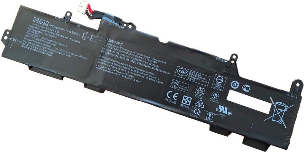 CoreParts - Laptop-Batterie (gleichwertig mit: HP 933321-855, HP 933321-855N, HP SS03XL, HP SS03050XL-PL) - 4,1 Ah - 47 Wh - Schwarz - für HP Elit...