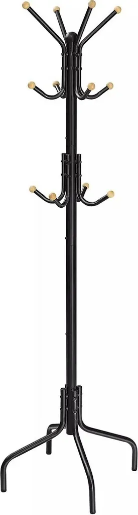 Attaccapanni Moderno Americo Marrone 180cm | 12 Ganci Metallo Design