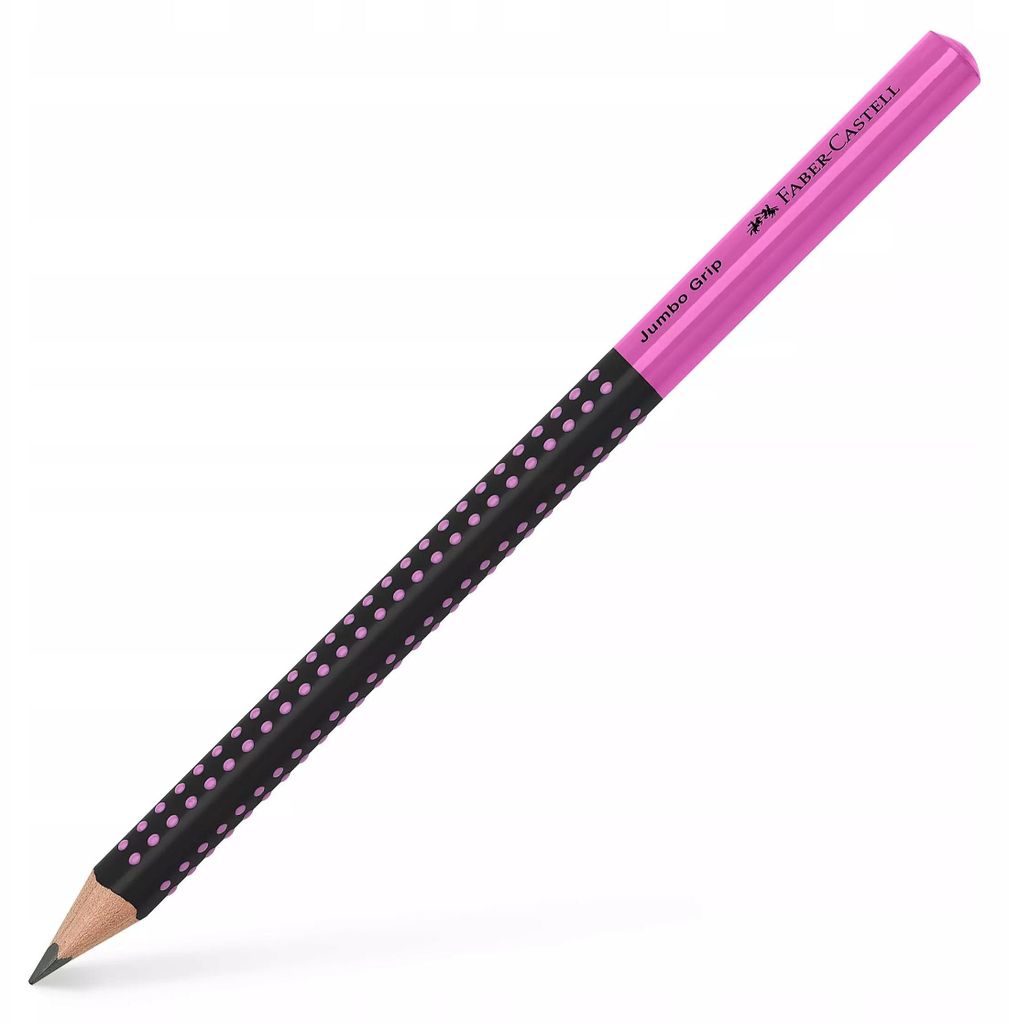 FABER-CASTELL 511911 Ołówek B czarny/różowy 1 szt. Zdjęcie produktu 
