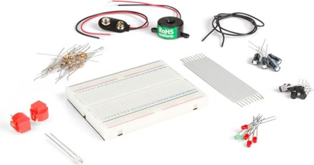 Whadda Lernpaket, Experimentierkasten, Einsteigerset, kein Löten erforderlich, Steckplatine