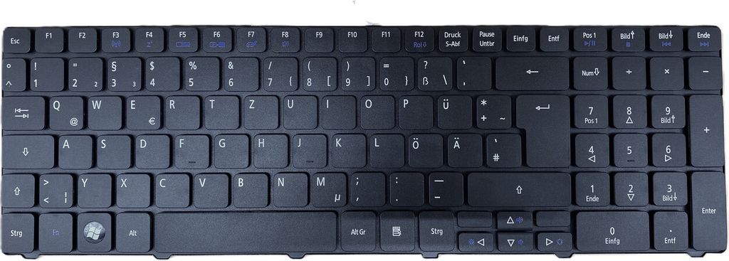 DEUTSCHE - Tastatur Schwarz kompatibel für ACER Aspire 8940G-724G1TWn