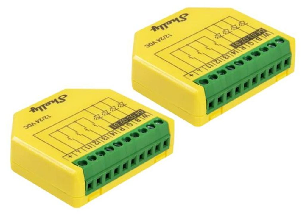 SHELLY Controller LED Plus RGBW, PM, BT, WLAN, da incasso, Immagine del prodotto 