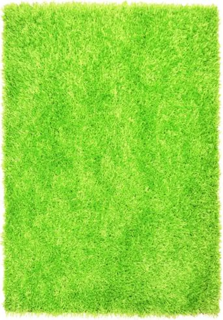 Tapis isolant phonique vert shaggy Spaghetti 05 grande taille
